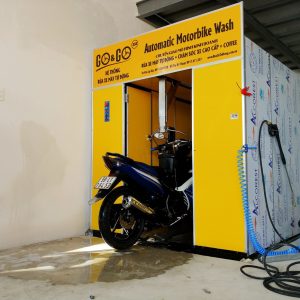 Automatic Motorbike Wash Machine – Space Saving Model